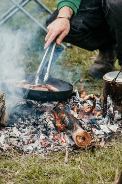 Campfire cook up.