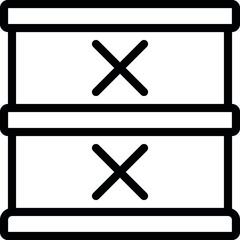 Empty Shelves Icon
