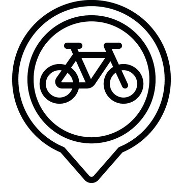 Cycle Path Icon