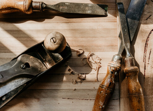 Woodworking tools.