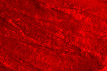 Smears of liquid red gel texture background. Lubricate with a pearly gloss oil paint. Cream-scrub...