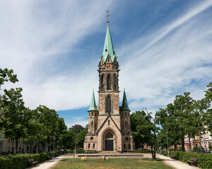 Fototapeta na wymiar Johanneskirche in Darmstadt