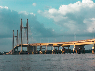 Alça Viária bridge in Belém, Pará, Amazon, Brazil.