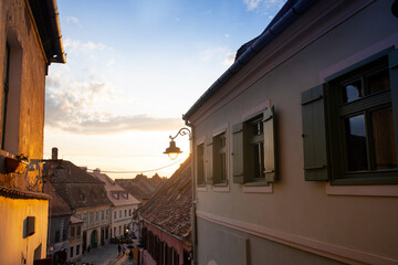 view of the main square at the sibiu