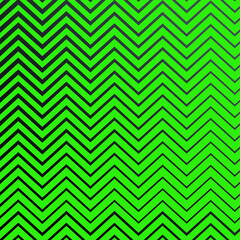 Green and Black zig zag line. Abstract background