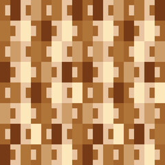 Coffee layers of lines and rectangles going one after the other. Decor ornament cappuccino.