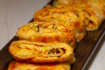 Taiwan, like it very much, delicious, breakfast, kimchi omelette