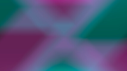 triangles of green and purple color in abstract background