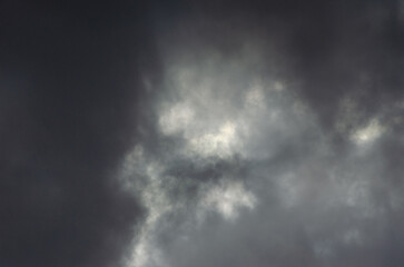 Obraz premium clouds in the dark sky, cloudscape