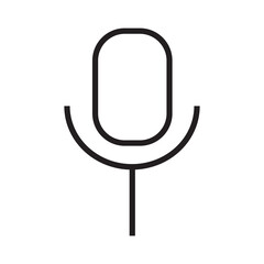 Microphone vector icon, Web design icon. Voice vector icon