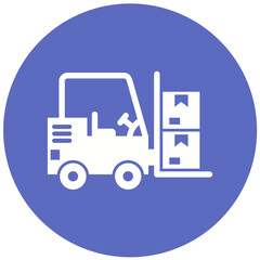 Fork Lift Icon Design