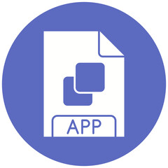 APP File Format Icon Design