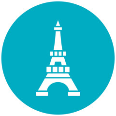 Eiffel Tower Icon Design
