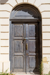 Traditional Entrance to a House in the City Center of Valetta, Malta