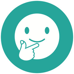 Thinking Emoji Icon Design