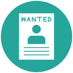 Wanted Icon Design
