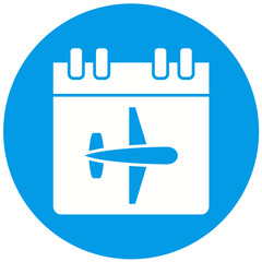 Flight Date Icon Design