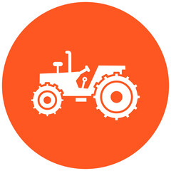 Tractor Icon Design