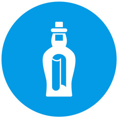 letter Bottle Icon Design