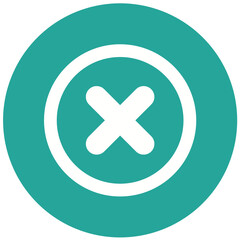 Obraz premium Cancel Icon Design