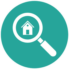 Search Home Icon Design
