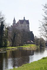 Obraz premium Panorama of Sigmaringen castle, Baden Wuerttemberg, Germany