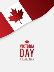 Fototapeta na wymiar Happy Victoria day, vector illustration.