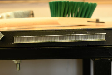 staples on a line