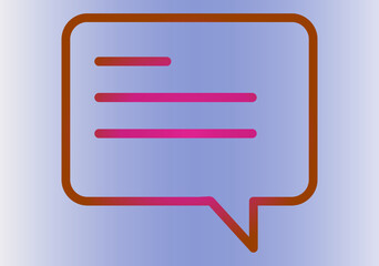 Gradient color dialog box vector icon