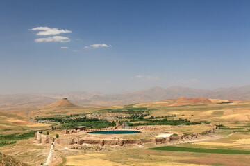 View of Takht-e Soleyman, Iran