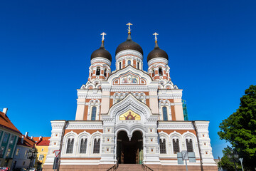 Fototapeta na wymiar Alexander Nevsky Cathedral in Tallinn
