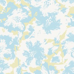 Floral Brush strokes Seamless Pattern Design