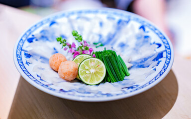 ふぐ　ふぐ刺し　てっさ　てっぽう