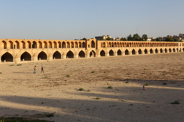 Si-o-Seh Pol, also called the Bridge of 33 Arches, Esfahan, Iran