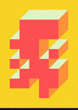 Implementation of Edward Zajec&rsquo;s &ldquo;Il Cubo&rdquo; from 1971. Essentially a Truchet tile set of 8 tiles and rules for placement art illustration