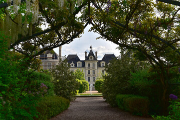 Fototapeta na wymiar Frankreich - Cheverny - Schloss Cheverny - Schlosspark