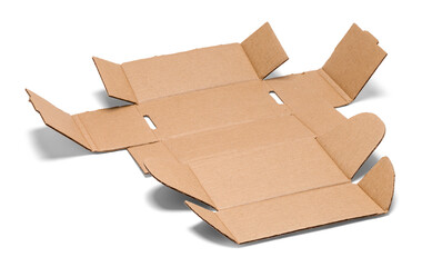 Broken Down Cardboard Box