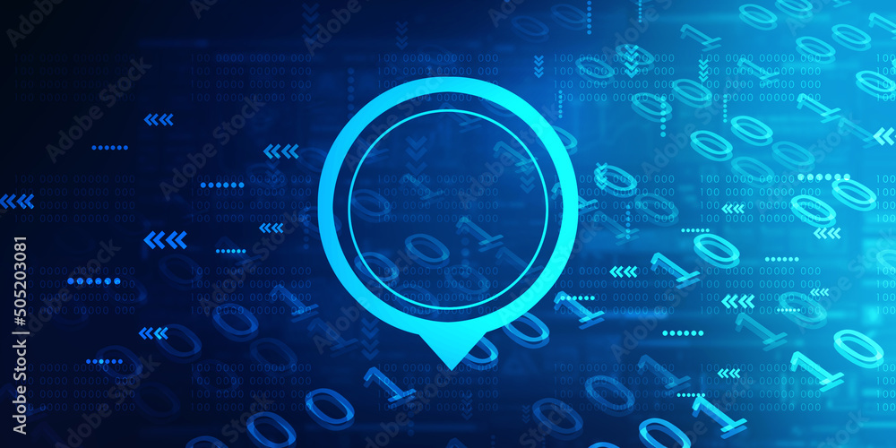 Poster 2d rendering map pointer