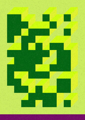 Implementation of Edward Zajec’s “Il Cubo” from 1971. Essentially a Truchet tile set of 8 tiles and rules for placement art illustration