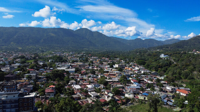 view of the city of the mountains
