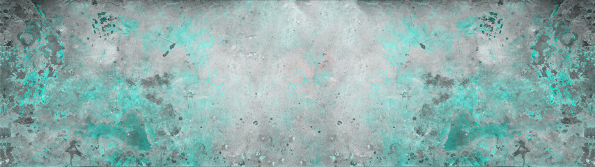 White gray grey turquoise abstract stone concrete texture wall wallpaper tiles background panorama...