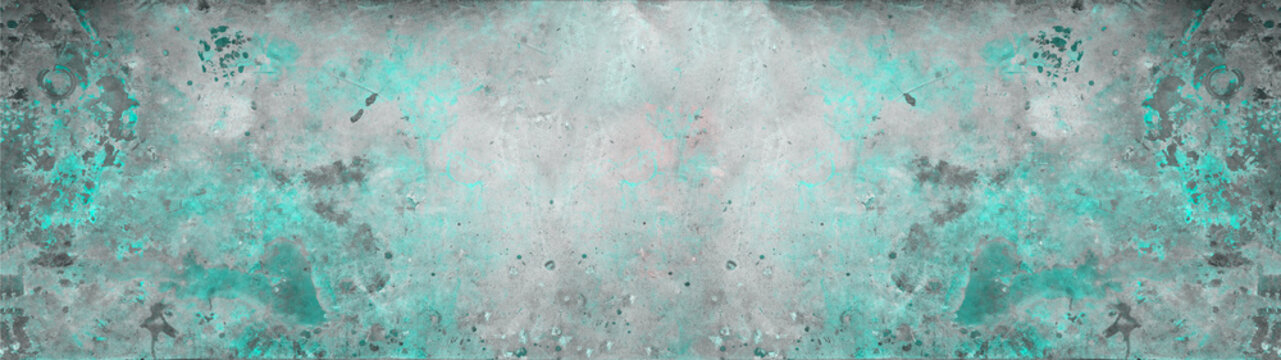 White gray grey turquoise abstract stone concrete texture wall wallpaper tiles background panorama banner