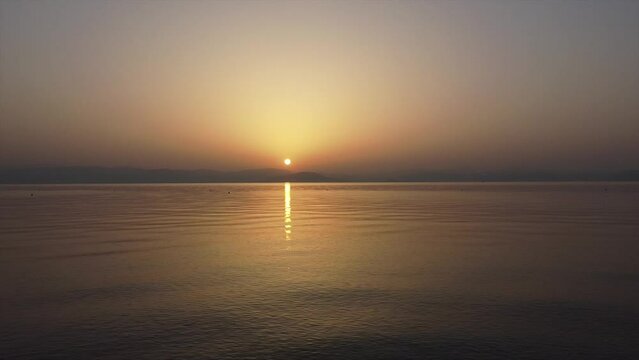 Korfu, Flug in den Sonnenuntergang