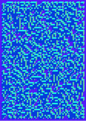 Implementation of Edward Zajec’s “Il Cubo” from 1971. Essentially a Truchet tile set of 8 tiles and rules for placement art illustration