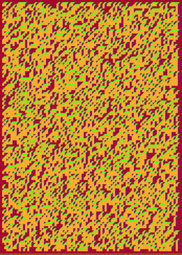 Implementation of Edward Zajec&rsquo;s &ldquo;Il Cubo&rdquo; from 1971. Essentially a Truchet tile set of 8 tiles and rules for placement art illustration
