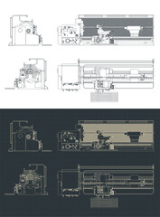 Milling machine blueprints