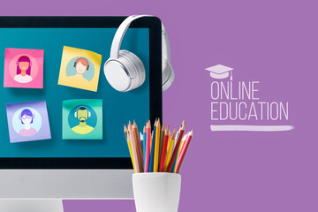 Online learning and virtual classmates