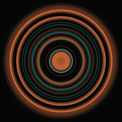 Unique modern design 3d ornate ornamental texture details on black background