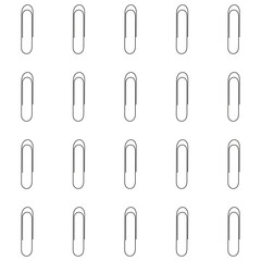 Aluminum Clips and Paper Clips Pattern	