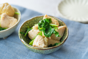 鶏むね肉のとりわさ